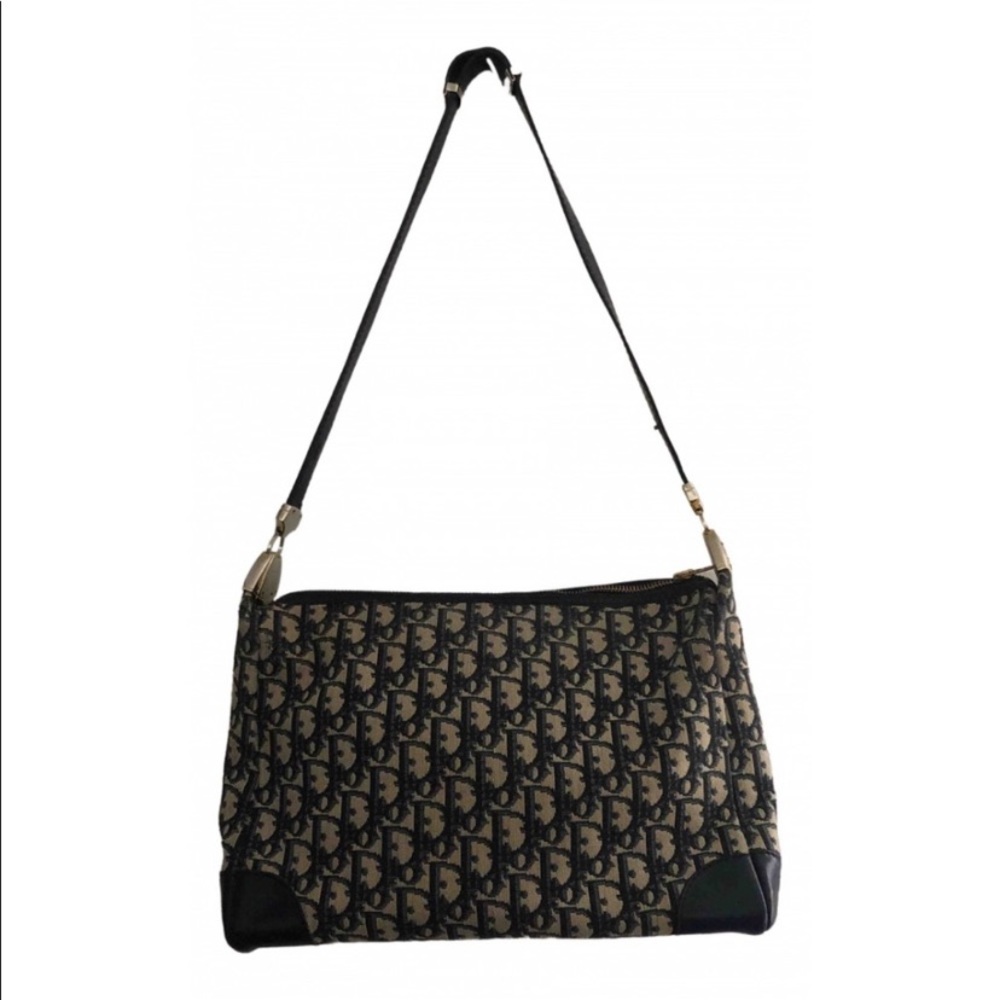 Vintage Dior Trotter Shoulder Bag